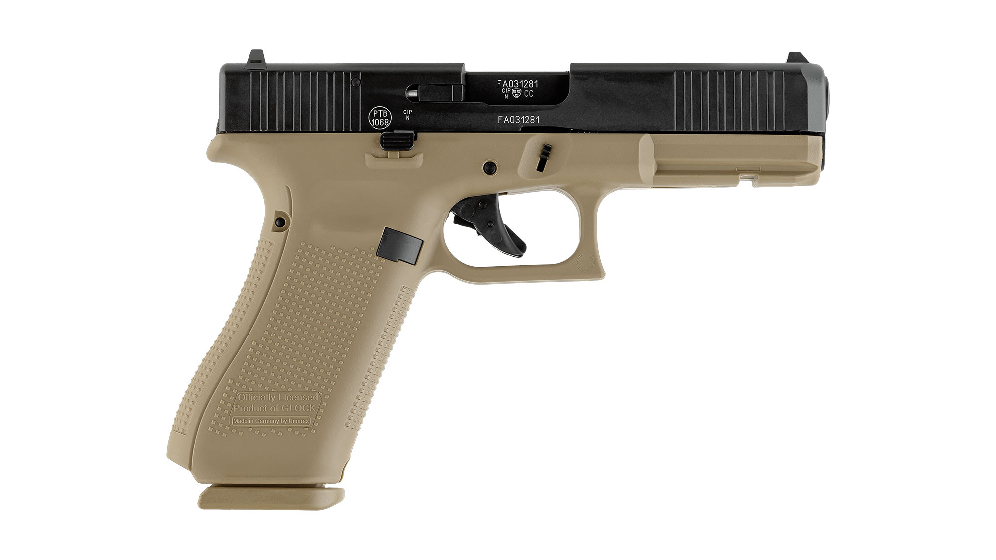 Glock 17 Gen5 "Coyote" színű, gázpisztoly 9mm PAK - Image 2